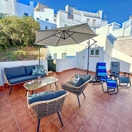 Casa Carmen Terraza Y Patio Privado En Salobrena别墅 外观 照片