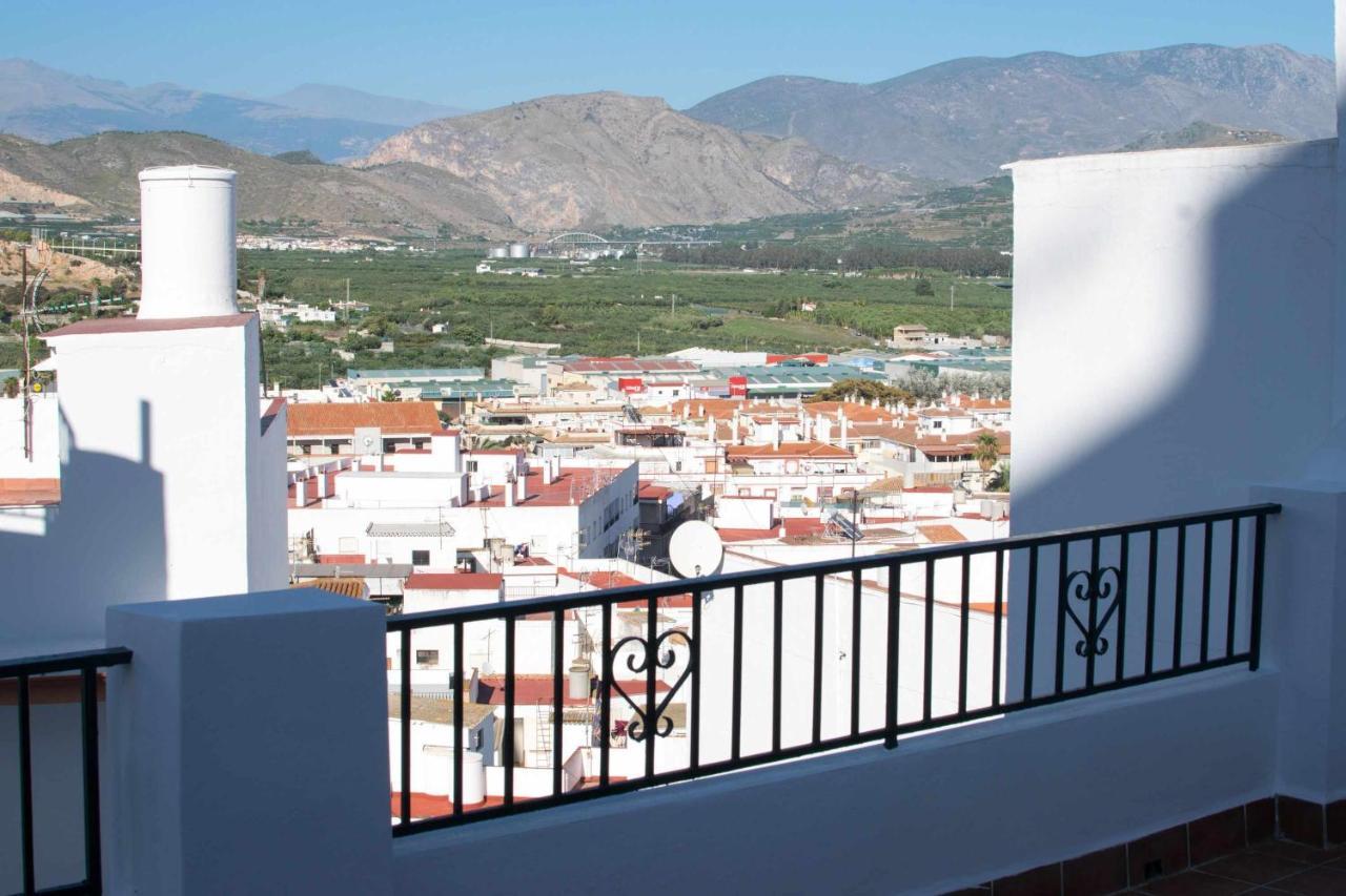 Casa Carmen Terraza Y Patio Privado En Salobrena别墅 外观 照片